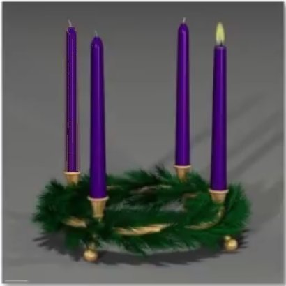 Advent Wreath - First Sunday in Advent
