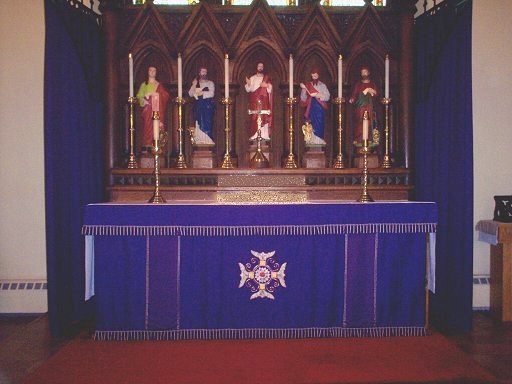 St. Peter's Cathedral Altar in Lent