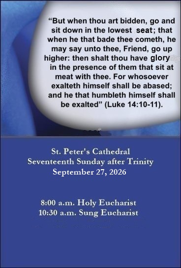  Seventeenth Sunday after Trinity 